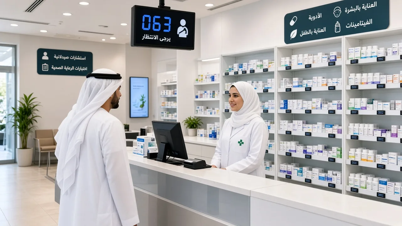 الصيدليات وتجزئة الرعاية الصحية